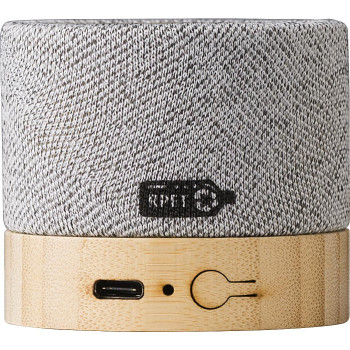 Speaker altoparlante personalizzato con logo - Speaker wireless 5.0 in bambù Cory