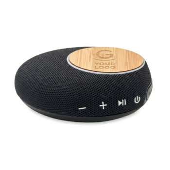 Speaker altoparlante personalizzato con logo - Speaker wireless 5.0 multifunzione con power bank 4000 mAh e ricarica wireless