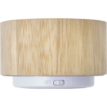 Gadget ecologico ecosostenibile personalizzato - regalo aziendale - Speaker wireless in bamboo ed ABS Sharon