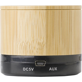 Speaker altoparlante personalizzato con logo - Speaker wireless in bamboo Rosalinda
