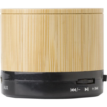 Speaker altoparlante personalizzato con logo - Speaker wireless in bamboo Rosalinda
