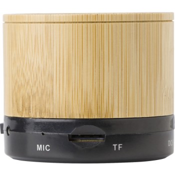 Gadget ecologico ecosostenibile personalizzato - regalo aziendale - Speaker wireless in bamboo Rosalinda