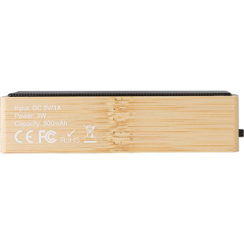 Speaker altoparlante personalizzato con logo - Speaker wireless in bambù Fox