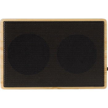 Speaker altoparlante personalizzato con logo - Speaker wireless in bambù Fox