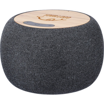 Speaker altoparlante personalizzato con logo - Speakeri wireless in bambù e ABS riciclato Lyle
