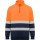 Felpa alta visibilità personalizzabile comfort con zip e bande rifrangenti