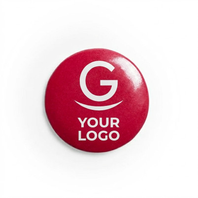 Spilla personalizzabile con finitura lucida e chiusura di sicurezza