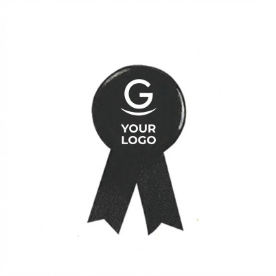 Spilla personalizzabile con finitura lucida e colori assortiti