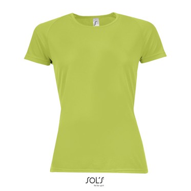 T-shirt personalizzabile donna maniche raglan traspirante sportiva