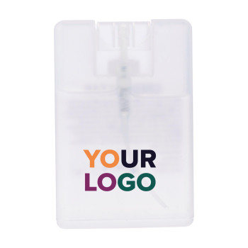 Gadget Personalizzati per il Settore Sanitario - Spray per le mani Creditclean | 20 ml | Senza etanolo