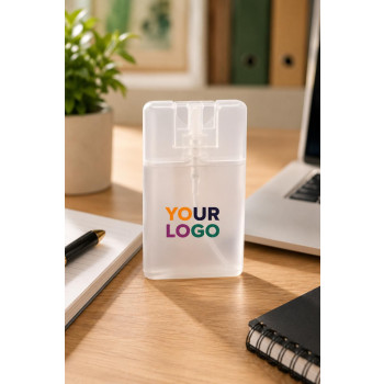 Gadget Personalizzati per il Settore Sanitario - Spray per le mani Creditclean | 20 ml | Senza etanolo