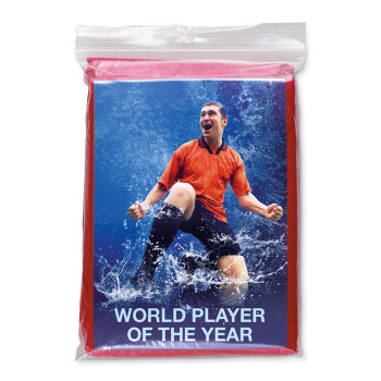 kway personalizzati - SPRINKLE - Poncho pieghevole in polybag
