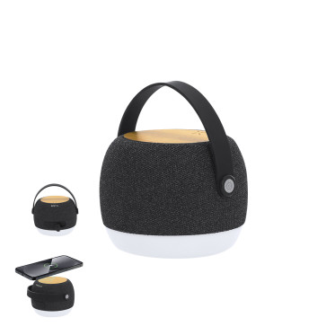 Altoparlante Bluetooth portatile personalizzabile con ricarica wireless 15W