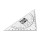 Set square 45° personalizzabile impression plastica rigida ergonomica leggera