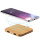 Caricatore wireless personalizzabile bamboo naturale con doppia porta USB