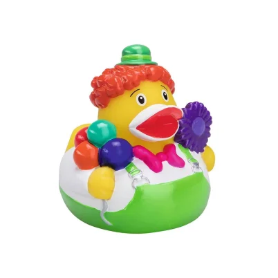 Squeaky duck, clown
