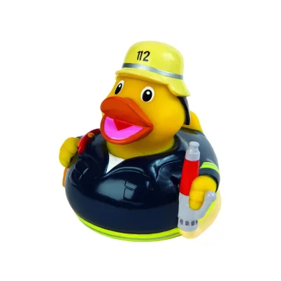 Squeaky duck, firefighter