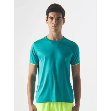 T-shirt personalizzabile Sprintex bicolor maniche corte performance