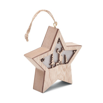 STARLIGHT - Stella in MDF con luce