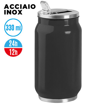 Borraccia termica personalizzate con logo - STEEL CAN 330