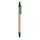 Penna a sfera personalizzabile con gommino per schermi touch eco-friendly