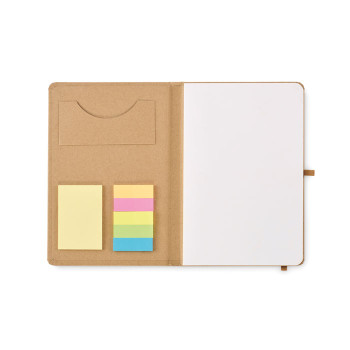 Taccuini personalizzati con logo - STICKNOTE - Notebook A5 in carta riciclata con