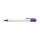 Penna a sfera personalizzabile Stilolinea fusto bianco con refill blu