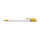 Penna a sfera personalizzabile Stilolinea fusto bianco con refill blu