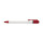 Penna a sfera personalizzabile Stilolinea fusto bianco con refill blu