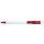 Penna a sfera personalizzabile Stilolinea ABS bianca con refill blu