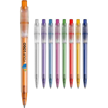 Penna personalizzata con logo  - Stilolinea, penna a sfera Ice Baron in plastica