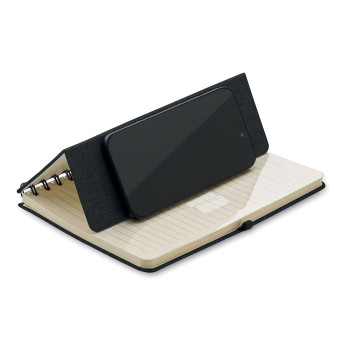 Taccuini A5 Personalizzati - STRATA - Notebook A5 con supporto per telef