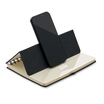 Taccuini A5 Personalizzati - STRATA - Notebook A5 con supporto per telef