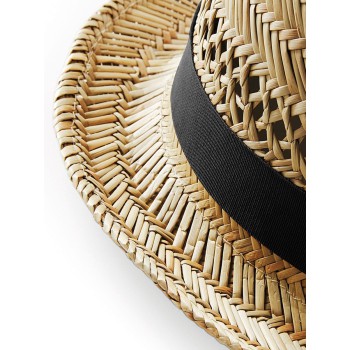 Cappelli uomo paglia naturale personalizzati con logo - Straw Summer Trilby