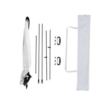 Aquilone Delta personalizzabile struttura in fibra di vetro RPET Ripstop