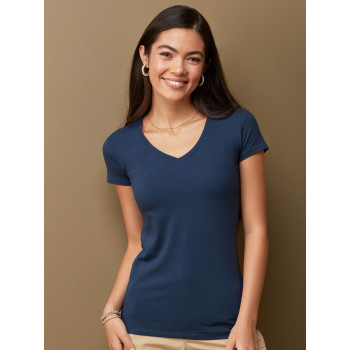 Stretch-T V-Neck women