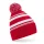 Striped Fan Beanie