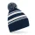 Striped Fan Beanie