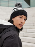 Striped Fan Beanie