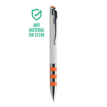 Penne a sfera personalizzabili con clip metallica e refill jumbo nero