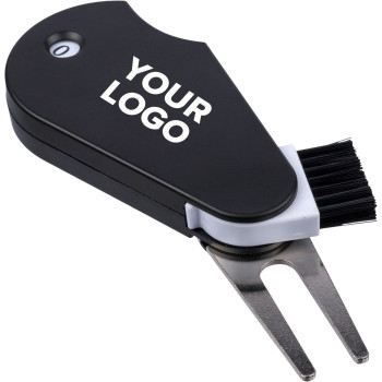 gadget ecologici con logo - Strumento multifunzionale da golf in ABS riciclato Suki