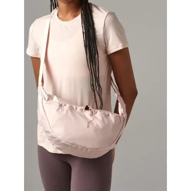 Marsupio personalizzabile Quadra in poliestere riciclato con doppia zip