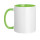 Tazza personalizzabile con interno e manico colorati capacità 0,32 L