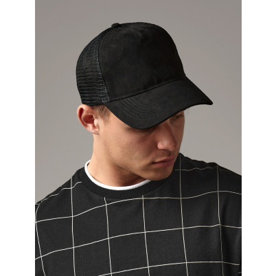 Suede Snapback Trucker