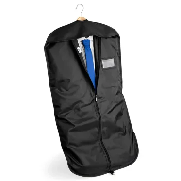 Suit Cover personalizzabile Quadra poliestere 210D con finestra e gancio integrato