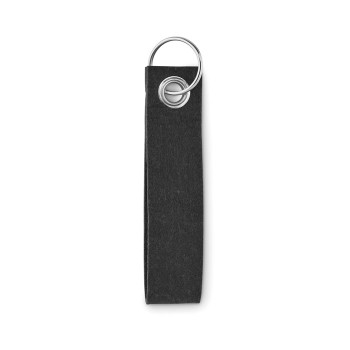 Portachiavi personalizzato con logo - gadget portachiavi aziendale - SUORA - Portachiavi in feltro RPET