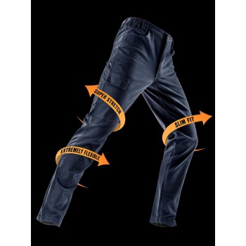Pantaloni personalizzati con logo - Super Stretch Slim Chino