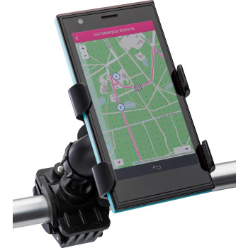 Gadget Bicicletta Personalizzati con Logo - Supporto bicicletta per smartphone in ABS Everett