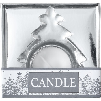 candele natalizie personalizzate - Supporto candela a forma di albero di Natale Casey