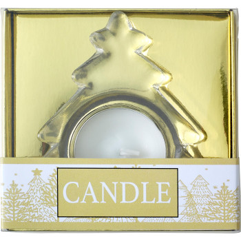 candele natalizie personalizzate - Supporto candela a forma di albero di Natale Casey